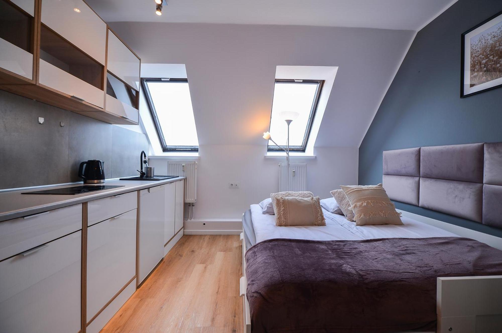גדנסק Citystay Brzezno Studio 3 Min Do Plazy מראה חיצוני תמונה